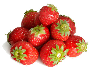 strawberries handful