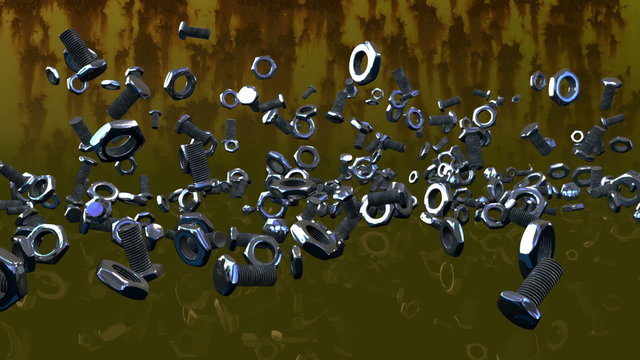 Bolts and Nuts Falling - version: Technical Background 04