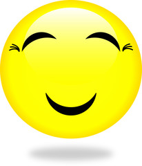 Collection of smiles. Vector illustration.