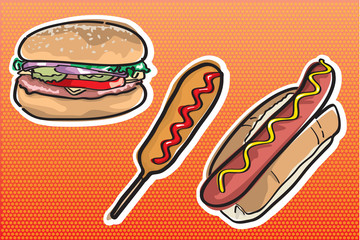 Fast Food icon illustration - 36302709