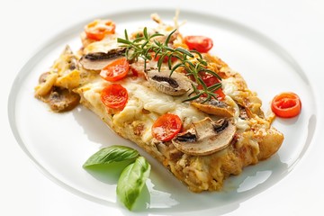 Tasty healthy fish fillet