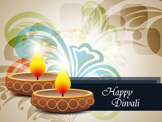 abstract happy diwali background