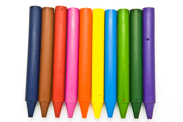 Wax crayons