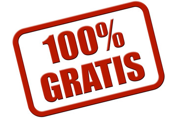 Stempel rot rel 100% GRATIS