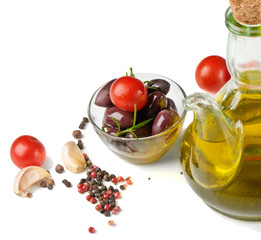 Olive oil and tomatoes