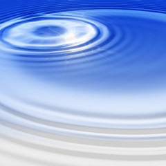 water ripples crater