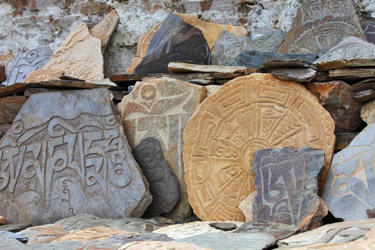 Tibetan Buddhist Mani Stone – Stone With Mantras