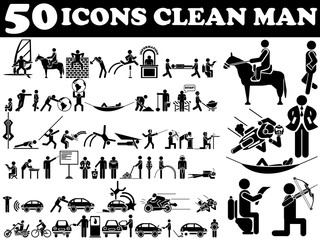 50 ICONS MAN AND WOMAN CLEAN VARIOUS
