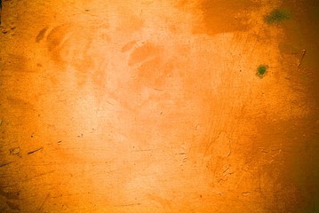 Hintergrund orange Wand