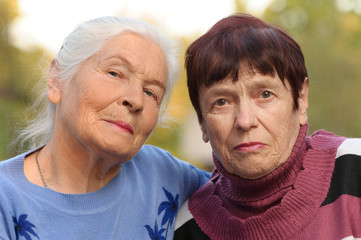 Two sisters of old age