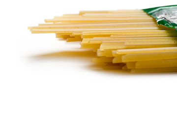 Macaroni isolated on the white background