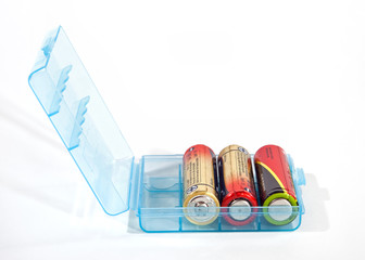 Small box with accumulators