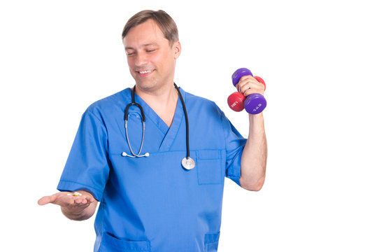 Doctor With Dumb Bells