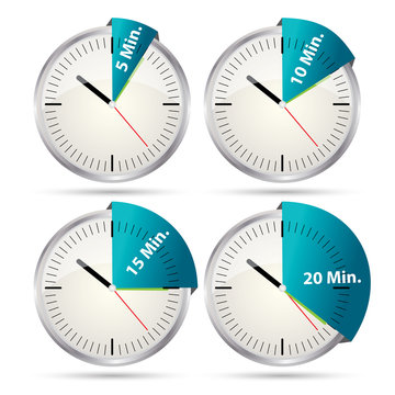 Timer Iconset 5 bis 20 min.