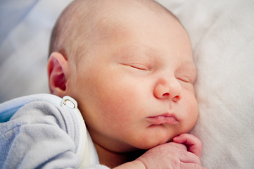 Newborn baby sleeping