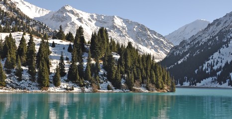 Kazakhstan expedition: Scenic big Almaty lake