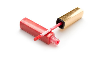 Lipstick isolated on white