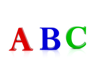 Three letters of the alphabet