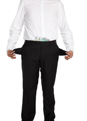 bankrupt manager hiding some money