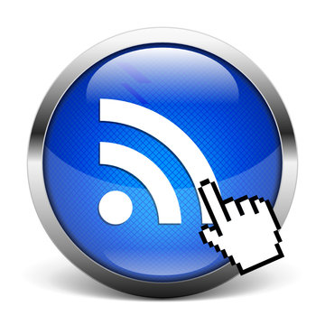 blue button - RSS