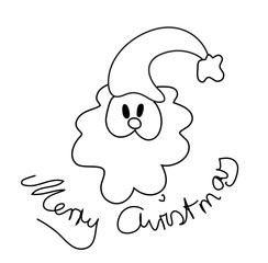 Abstrakter Santa Claus