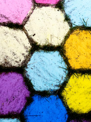 bunte Pflastersteine