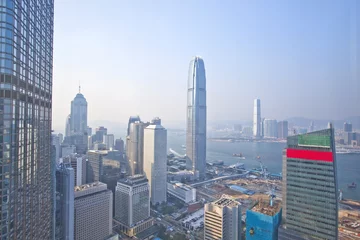 Fotobehang Hong Kong skyline and office buildings © Jess Yu