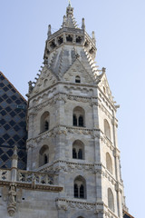Fototapeta na wymiar Stephansdom Wien, Nordwestturm