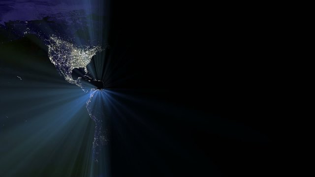 Darkness on the earth