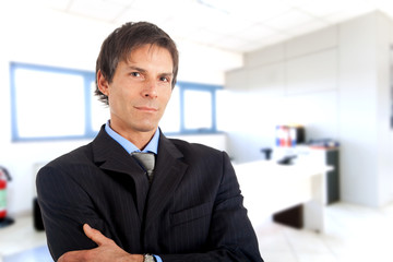 Successful businessman portrait