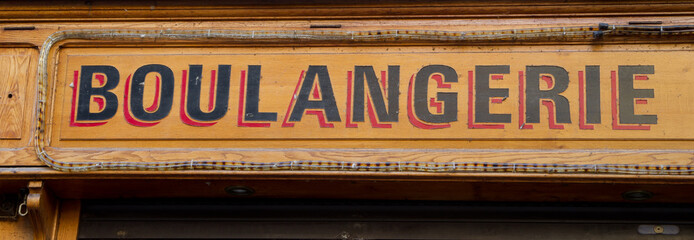 Altes Schild Boulangerie in Frankreich - Annecy