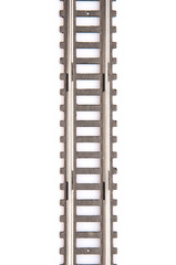 Toy railway track isolated on white background