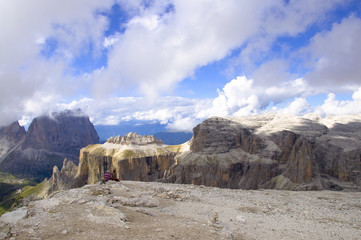 Langkofel und Sellagruppe - Dolomiten - Alpen