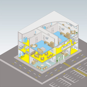 Care Home Isometric