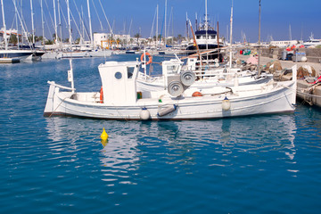 Obraz premium Formentera traditional llaut fisherboats