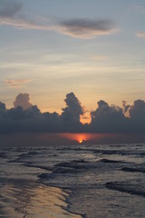 Fiery Ocean Sunrise