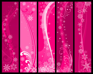 Christmas and winter banners