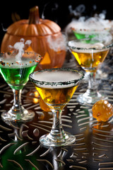 Halloween drinks - Witch Blood Martini