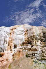Fototapeta na wymiar hot spring in tajikistan