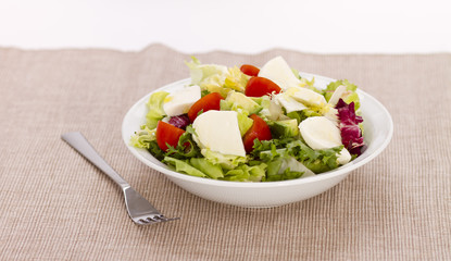 fresh salad tomato mozzarella
