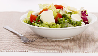 fresh salad tomato mozzarella