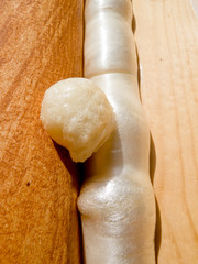 Close-up of Polyurethane Foam filling Gap