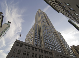 Fototapeta na wymiar Power of Skyscrapers, New York City
