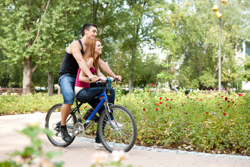 couple on bike