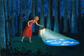 book surreal artwork