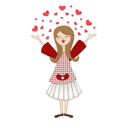 young women in love