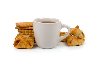 Cup of tea and biscuits