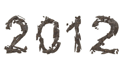 abstract stone lettering 2012