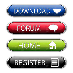 Vector web buttons - EPS 10