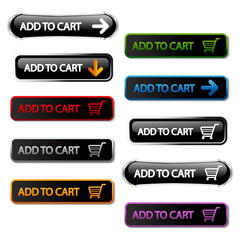 Vector buttons - add to cart